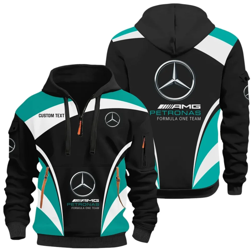 Everyday Gear Hoodie Half Zip 3D Print, Sporty & Casual Everyday Wear Hoodie CAR514100925001 - Image 2