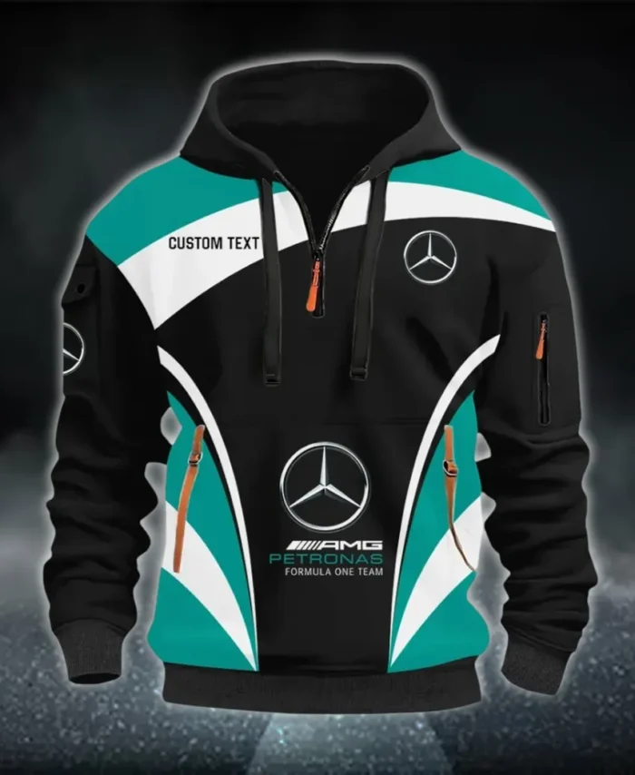 Everyday Gear Hoodie Half Zip 3D Print, Sporty & Casual Everyday Wear Hoodie CAR514100925001