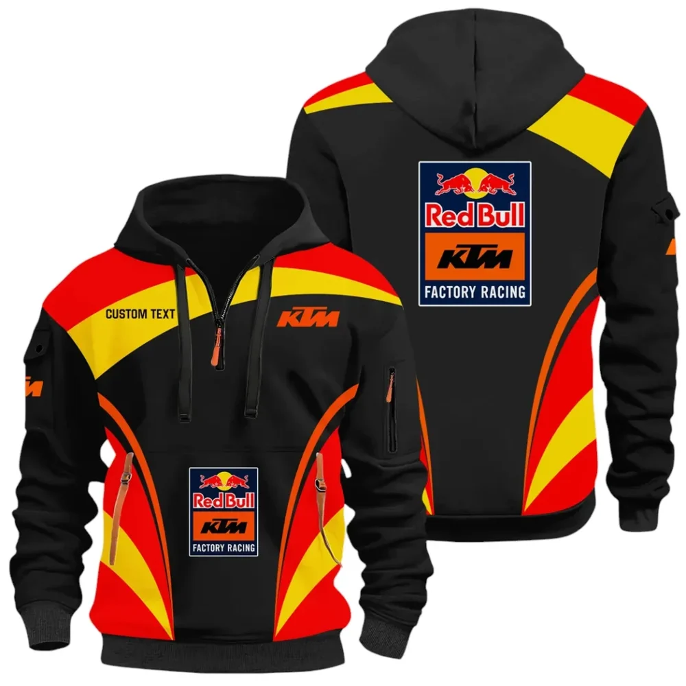 Racing Car Hoodie Half Zip x Sweatpants Set, Custom Road Lifestyle Hoodie Set CAR514100925006 - Image 3