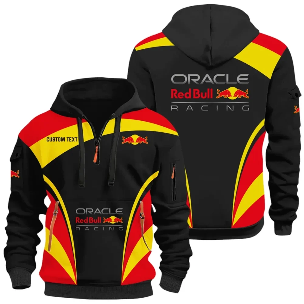 Racing Car Hoodie Half Zip 3D Print, Classic Comfortable Hoodie Style CAR514100925007 - Image 2