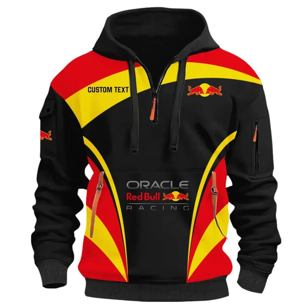 Racing Car Hoodie Half Zip 3D Print, Classic Comfortable Hoodie Style CAR514100925007 - Image 3
