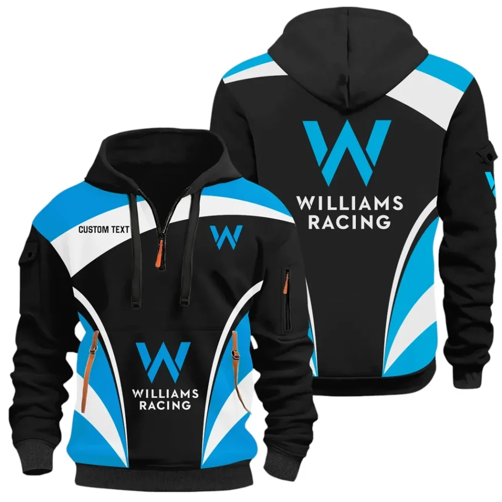 Racing Car Hoodie Half Zip 3D Print, Street-Ready Casual Hoodie CAR514100925008 - Image 2
