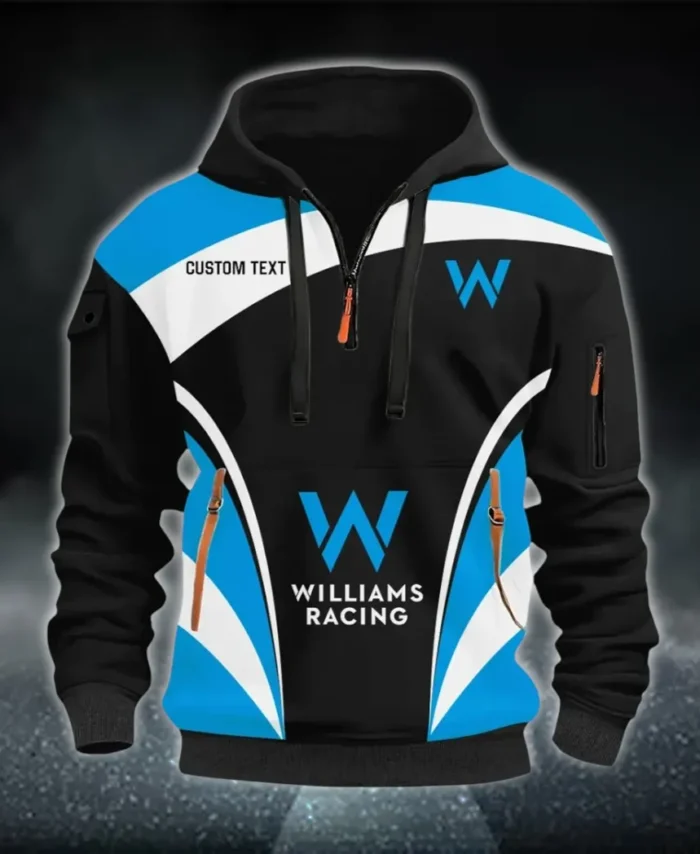 Racing Car Hoodie Half Zip 3D Print, Street-Ready Casual Hoodie CAR514100925008