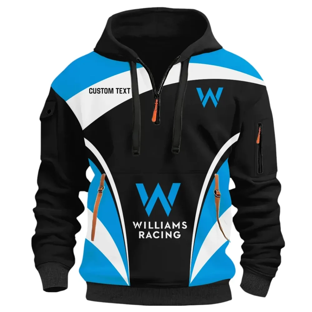 Racing Car Hoodie Half Zip 3D Print, Street-Ready Casual Hoodie CAR514100925008 - Image 3