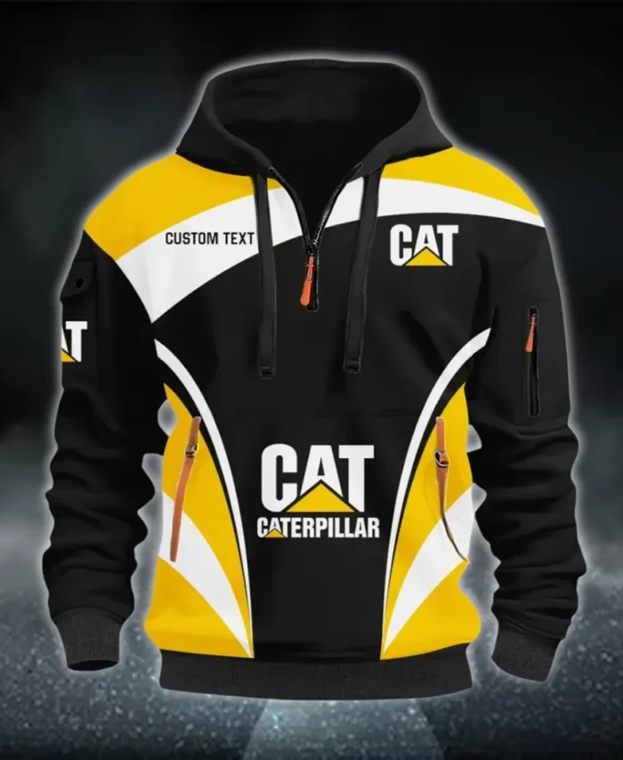 Mining Equipment Hoodie Half Zip 3D Print, Durable & Casual Streetwear CAR514100925011