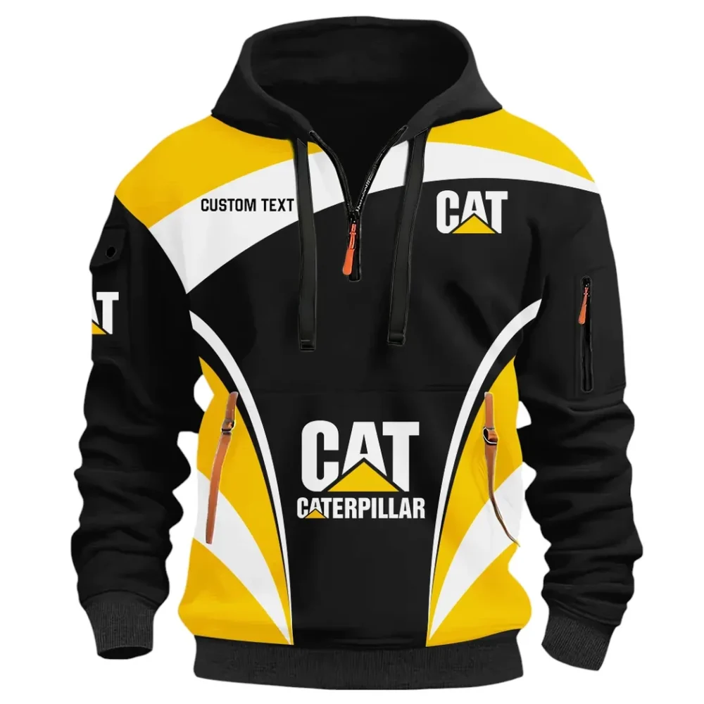Mining Equipment Hoodie Half Zip 3D Print, Durable & Casual Streetwear CAR514100925011 - Image 3