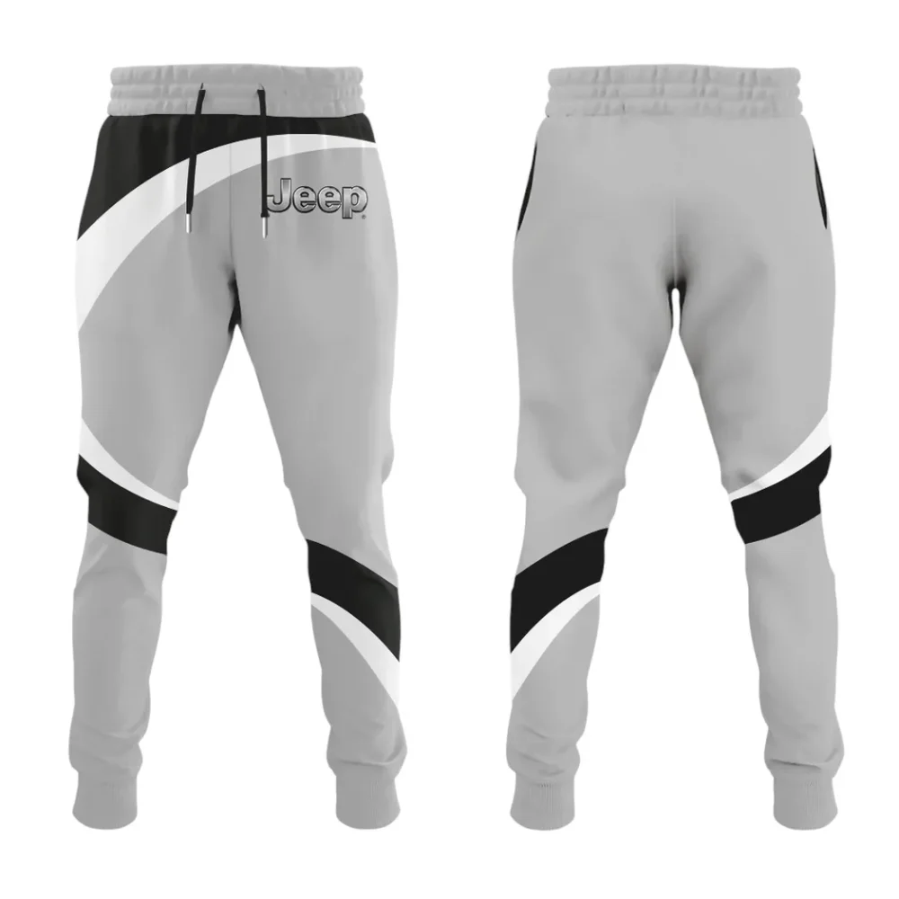 Off-Road SUV Brand Hoodie Half Zip x Sweatpants Set, Garage Life 3D Hoodie Set CAR514100925012 - Image 4