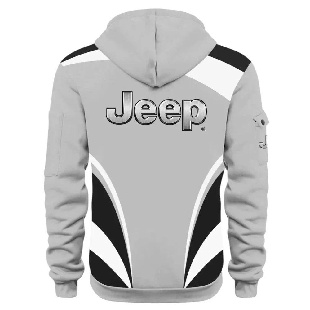 Off-Road SUV Brand Hoodie Half Zip 3D Print, Comfortable Everyday Hoodie CAR514100925012 - Image 4