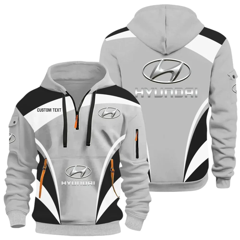 Sedan Hoodie Half Zip x Sweatpants Set, 3D Printed Driver's Outfit CAR514100925015 - Image 3