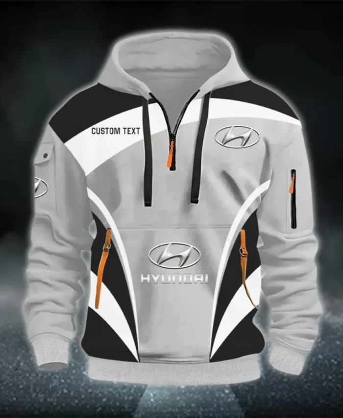 Sedan Hoodie Half Zip 3D Print, Rugged & Sporty Hoodie CAR514100925015