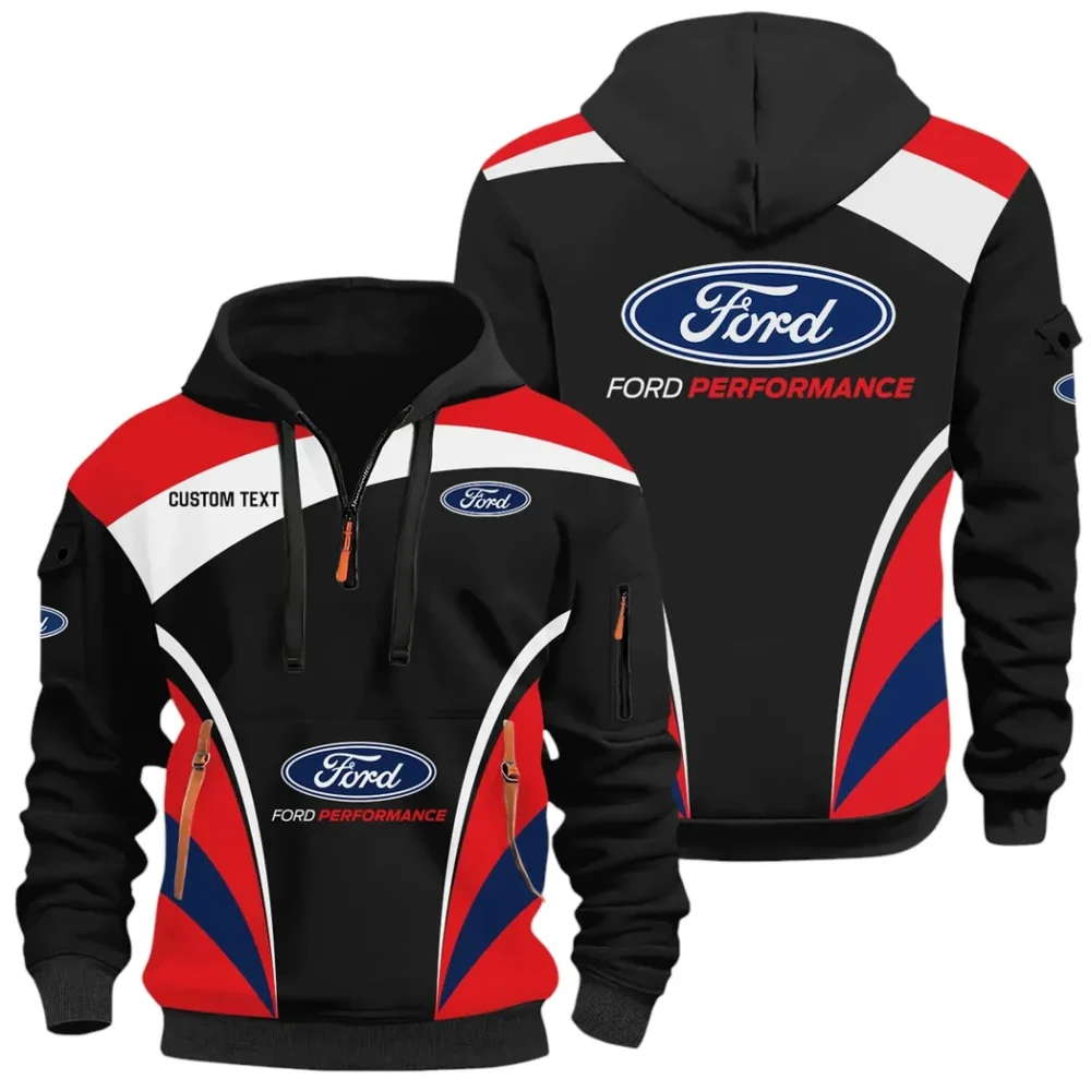 Durable Spirit Hoodie Half Zip x Sweatpants Set, Ride-Inspired Half-Zip Hoodie Set CAR514100925017 - Image 3