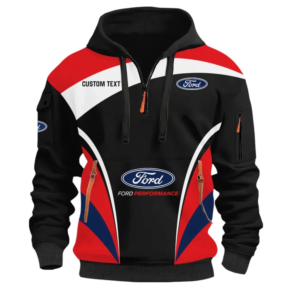 Durable Spirit Hoodie Half Zip 3D Print, Comfortable Daily Hoodie CAR514100925017 - Image 3