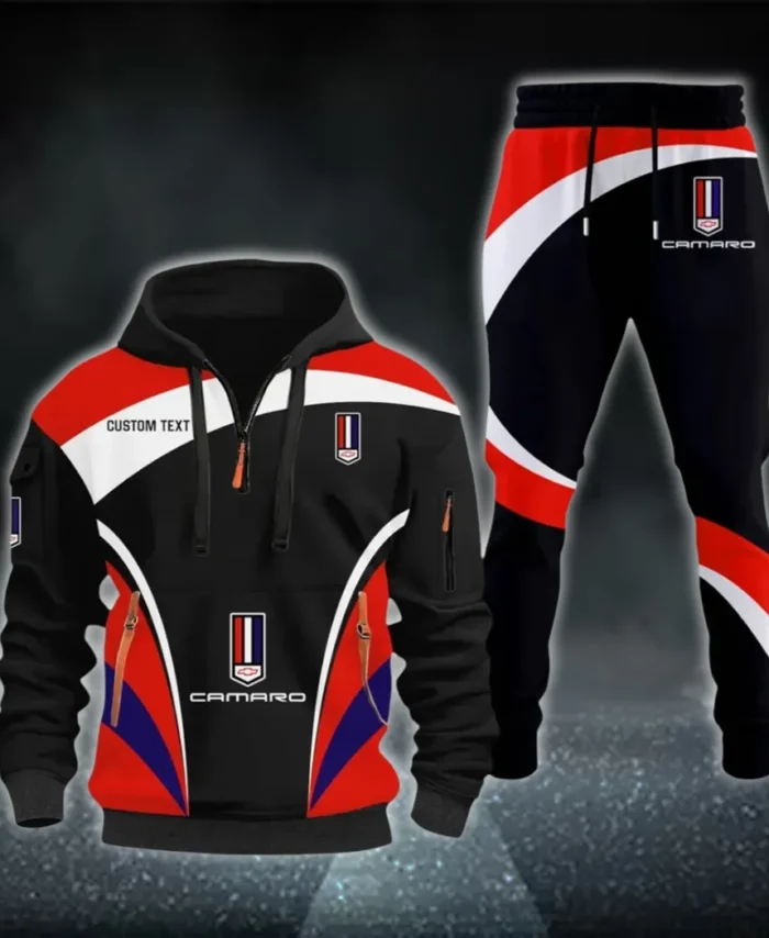 Street Racer Hoodie Half Zip x Sweatpants Set, Gearhead Half-Zip Hoodie Combo CAR514100925018