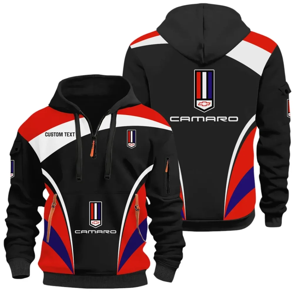 Street Racer Hoodie Half Zip 3D Print, Casual Street-Ready Hoodie CAR514100925018 - Image 2