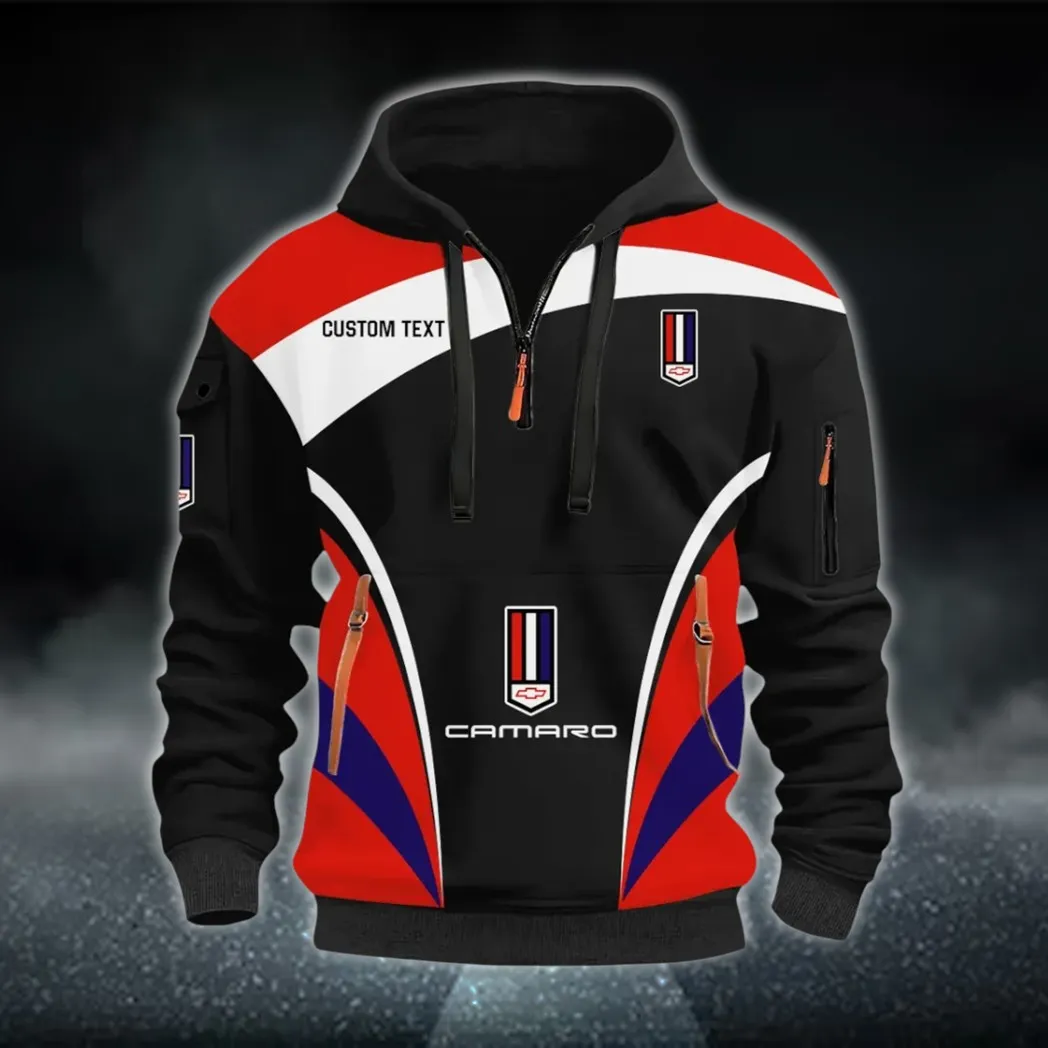 Street Racer Hoodie Half Zip 3D Print, Casual Street-Ready Hoodie CAR514100925018