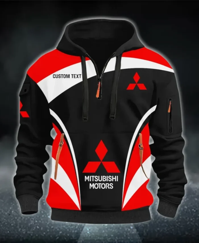 Off-Road SUV Hoodie Half Zip 3D Print, Sporty Urban Comfort Hoodie CAR514100925019