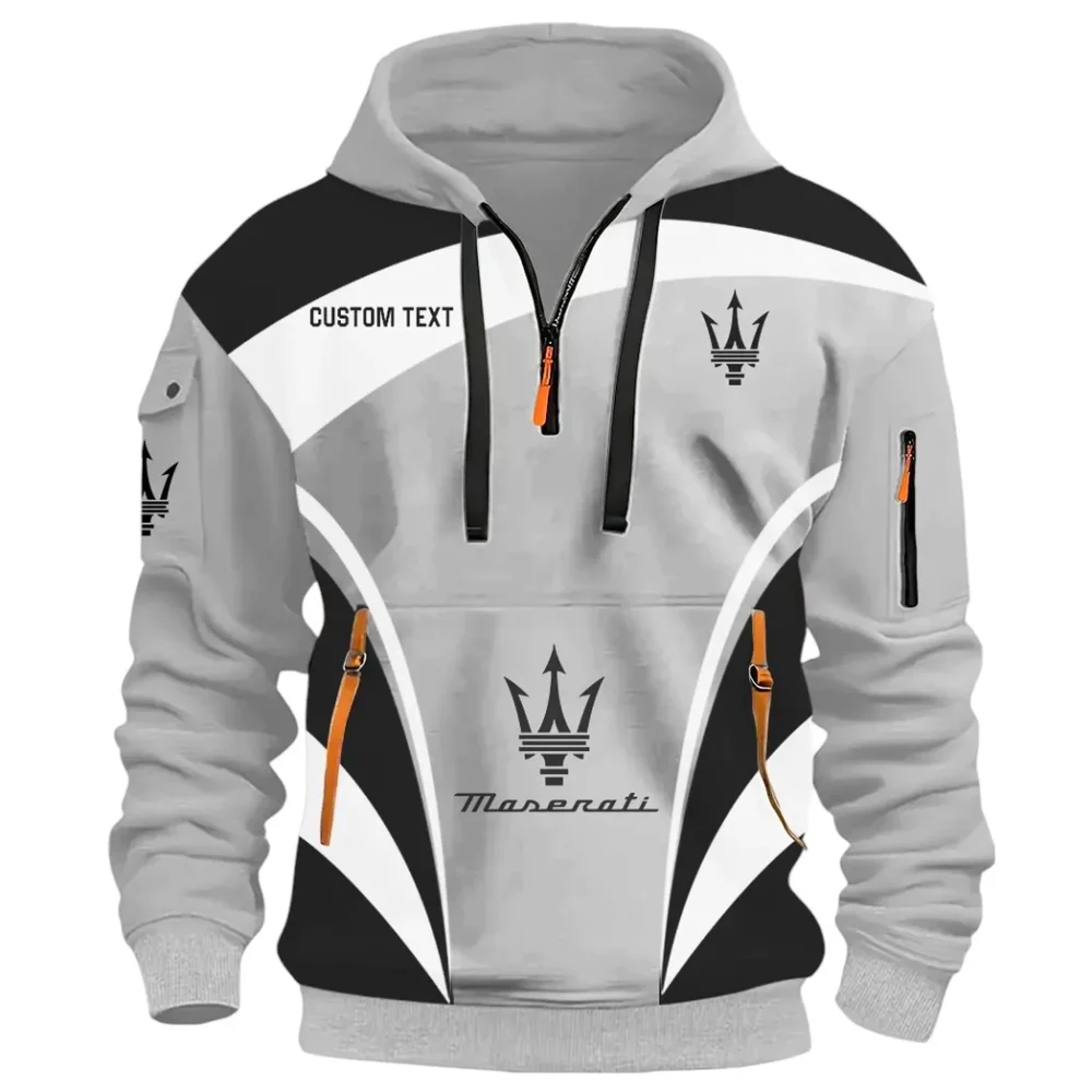 Luxury Coupe Hoodie Half Zip 3D Print, Streetwear Casual Look Outfit CAR514100925022 - Image 3