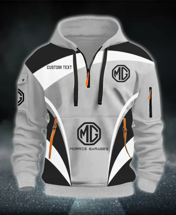 Performance Car Hoodie Half Zip 3D Print, Lightweight & Casual Comfort Hoodie CAR514100925024