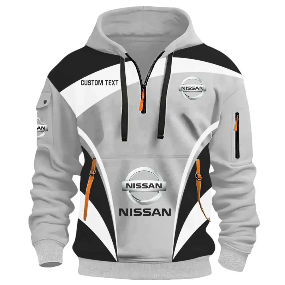 Compact Car Hoodie Half Zip 3D Print, Sporty Everyday Wear Hoodie CAR514100925025 - Image 3