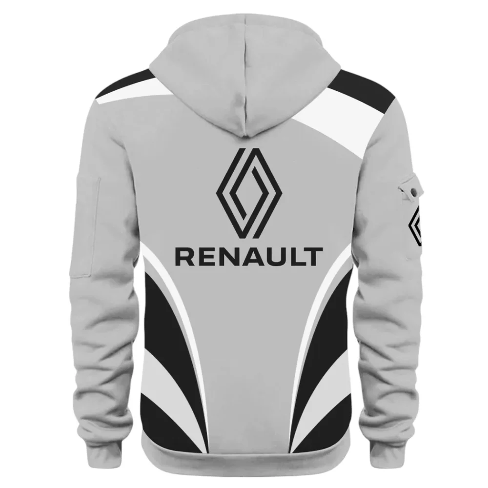 French Car Hoodie Half Zip 3D Print, Comfortable Street Hoodie CAR514100925027 - Image 4