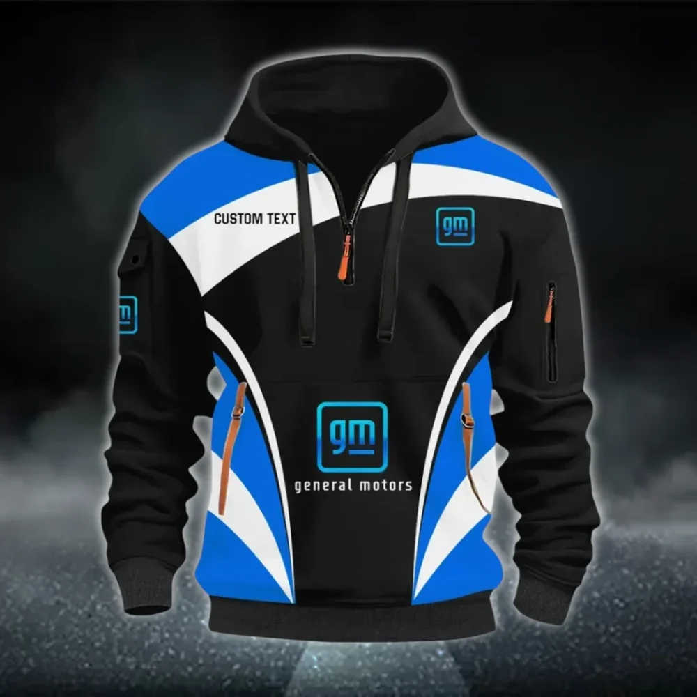 Motor Vehicle Maker Hoodie Half Zip 3D Print, Comfortable Urban Hoodie CAR514100925030