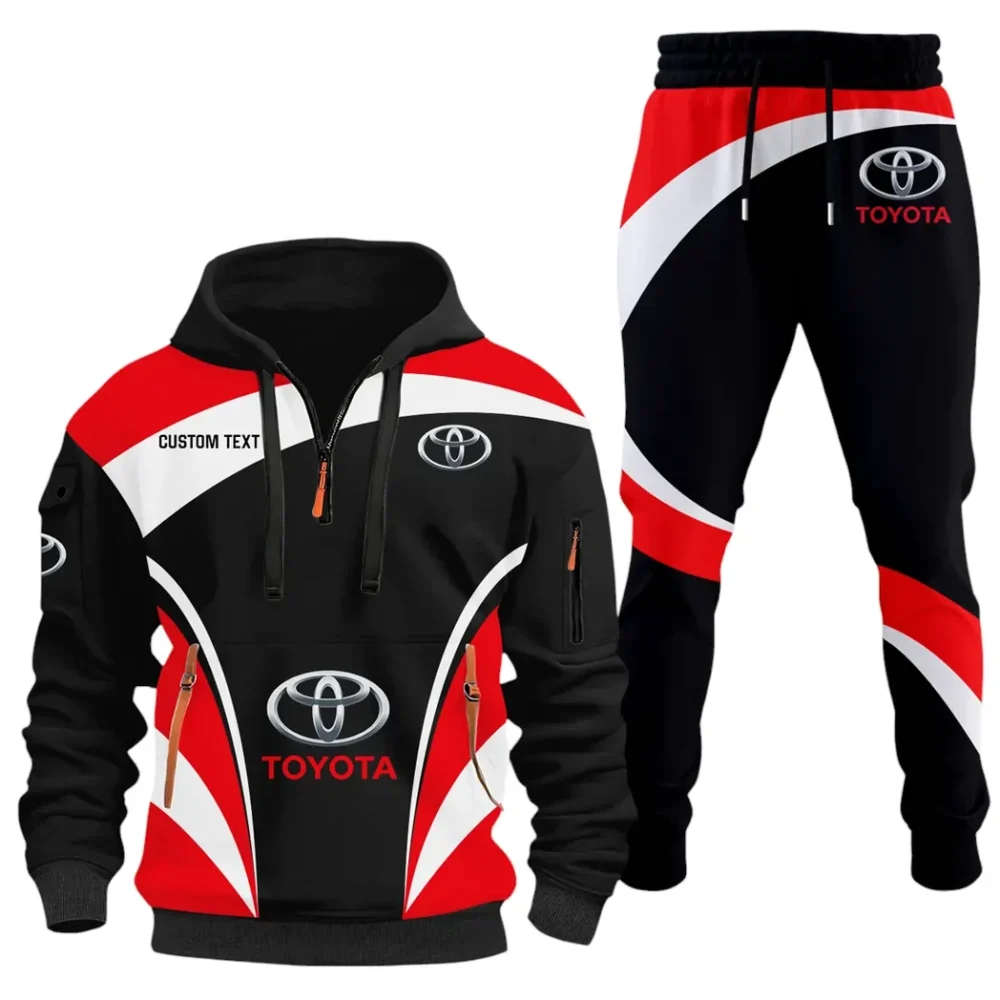 Off-Road SUV Hoodie Half Zip x Sweatpants Set, Custom Car Enthusiast Outfit CAR514100925031 - Image 2