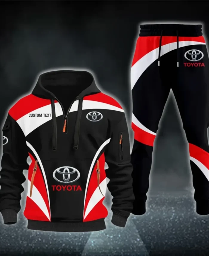 Off-Road SUV Hoodie Half Zip x Sweatpants Set, Custom Car Enthusiast Outfit CAR514100925031