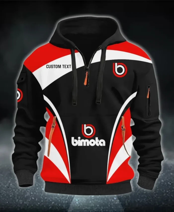 Road Racing Bike Hoodie Half Zip 3D Print, Lightweight & Comfortable Streetwear Hoodie CAR514100925033