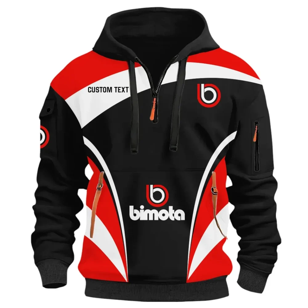 Road Racing Bike Hoodie Half Zip 3D Print, Lightweight & Comfortable Streetwear Hoodie CAR514100925033 - Image 3