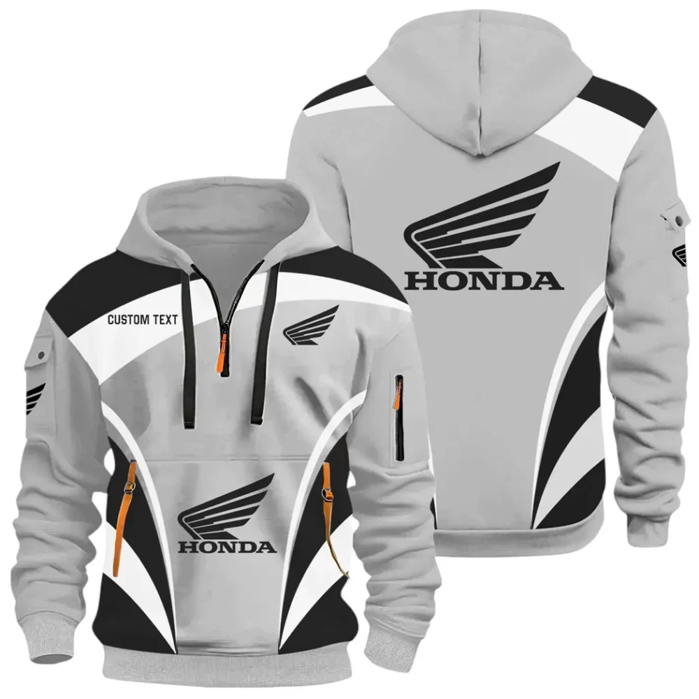 Cruiser Hoodie Half Zip 3D Print, Rugged & Comfortable Streetwear Outfit CAR514100925038 - Image 2