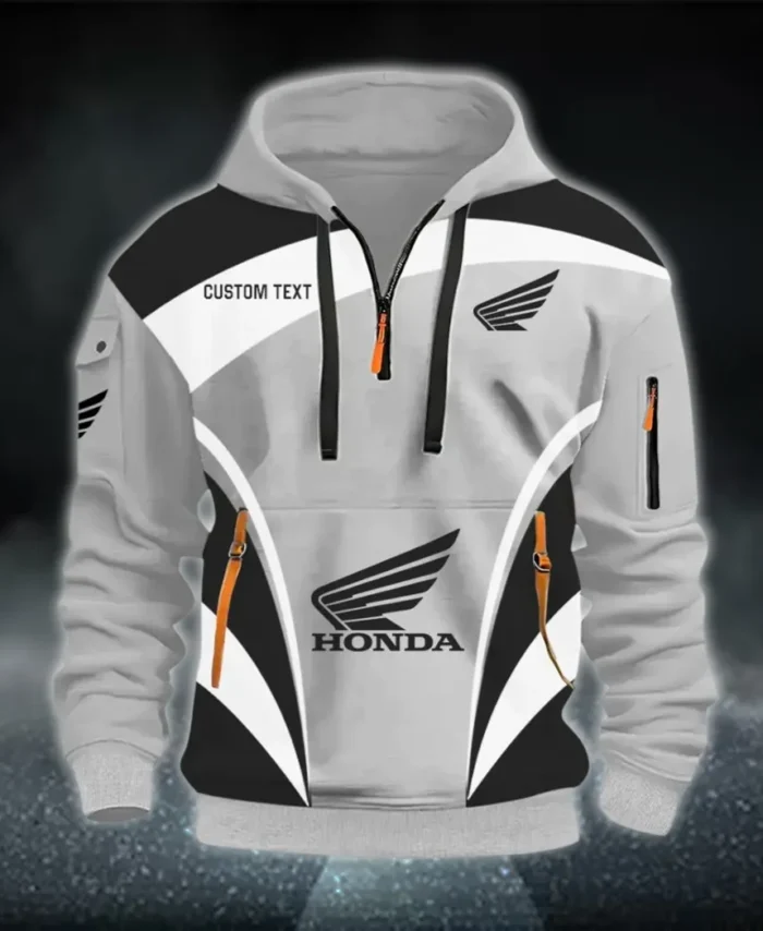 Cruiser Hoodie Half Zip 3D Print, Rugged & Comfortable Streetwear Outfit CAR514100925038