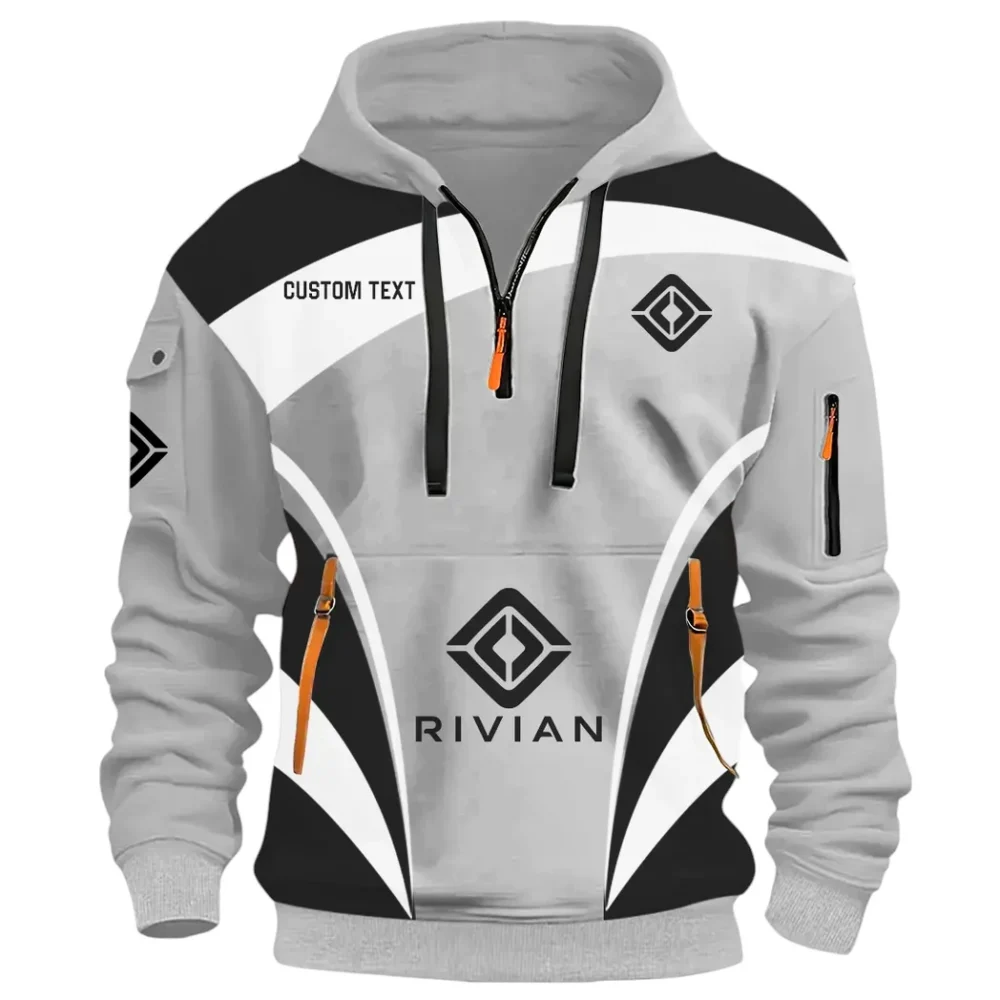 Racing Car Hoodie Half Zip 3D Print, Street-Ready Casual Hoodie CAR514100925041 - Image 3