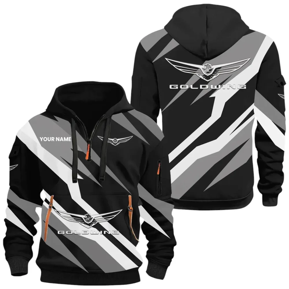 Touring Motorcycle Hoodie Half Zip x Sweatpants Set, Everyday Gearhead Hoodie Combo CAR514100925043 - Image 3