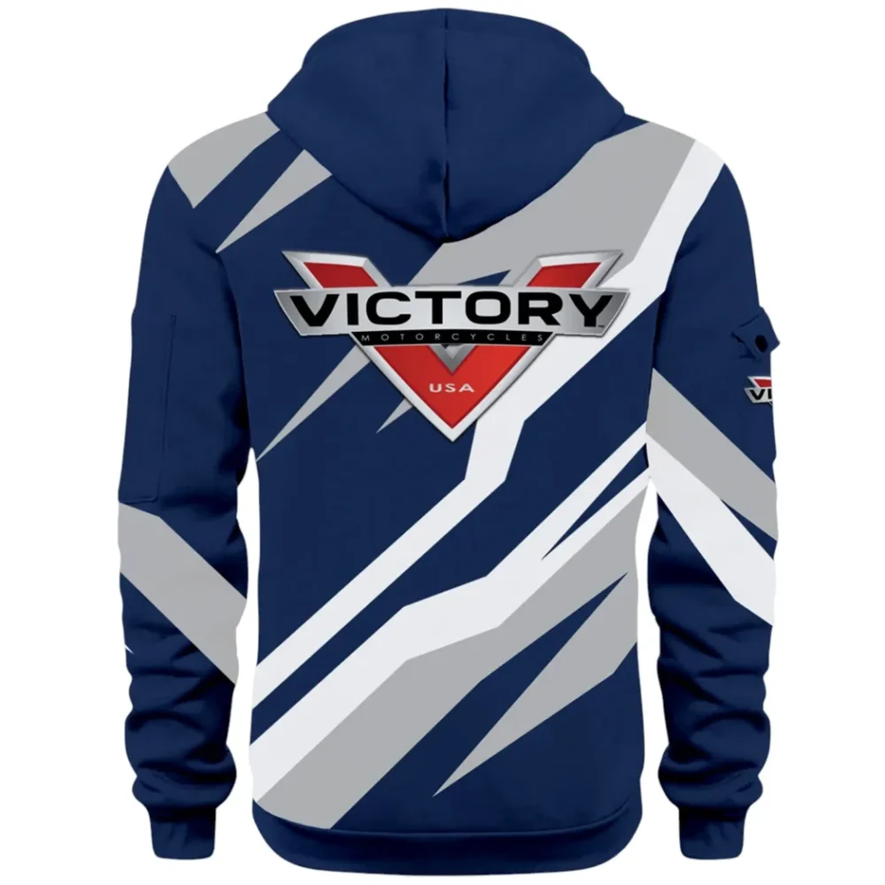 American V-Twin Hoodie Half Zip 3D Print, Comfortable Everyday Hoodie CAR514100925045 - Image 4