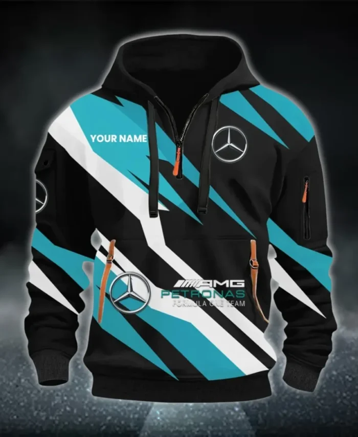 Lifestyle Ride Hoodie Half Zip 3D Print, Rugged & Sporty Hoodie CAR514100925048