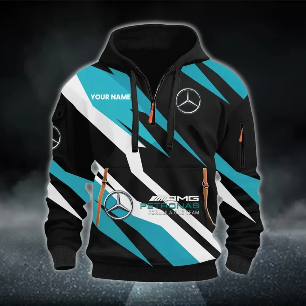 Lifestyle Ride Hoodie Half Zip 3D Print, Rugged & Sporty Hoodie CAR514100925048