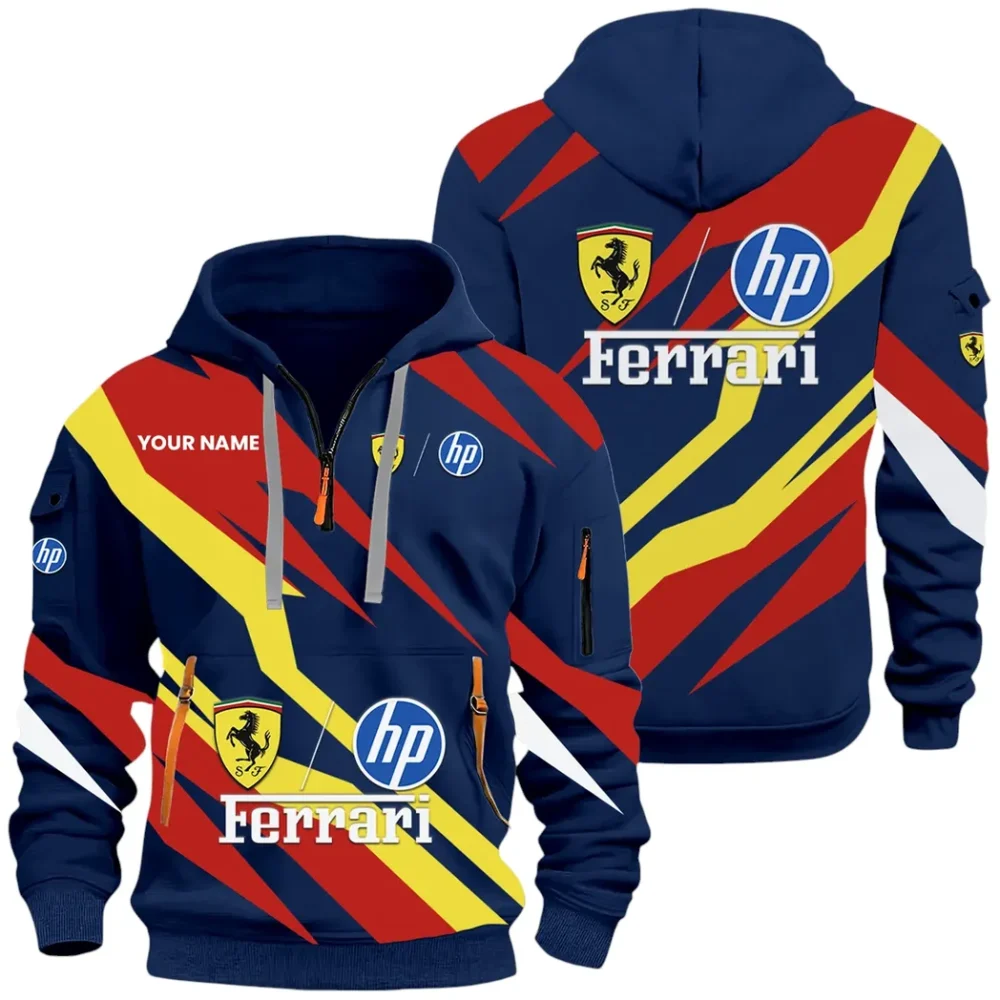 Racing Legend Hoodie Half Zip x Sweatpants Set, Engineered Driver's Hoodie Outfit CAR514100925050 - Image 3