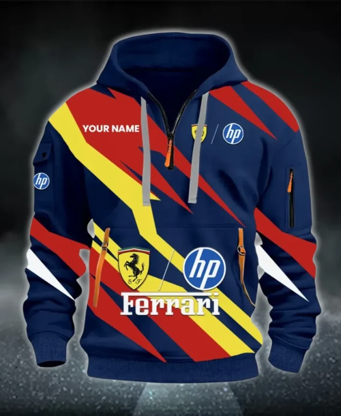 Racing Legend Hoodie Half Zip 3D Print, Comfortable Daily Hoodie CAR514100925050