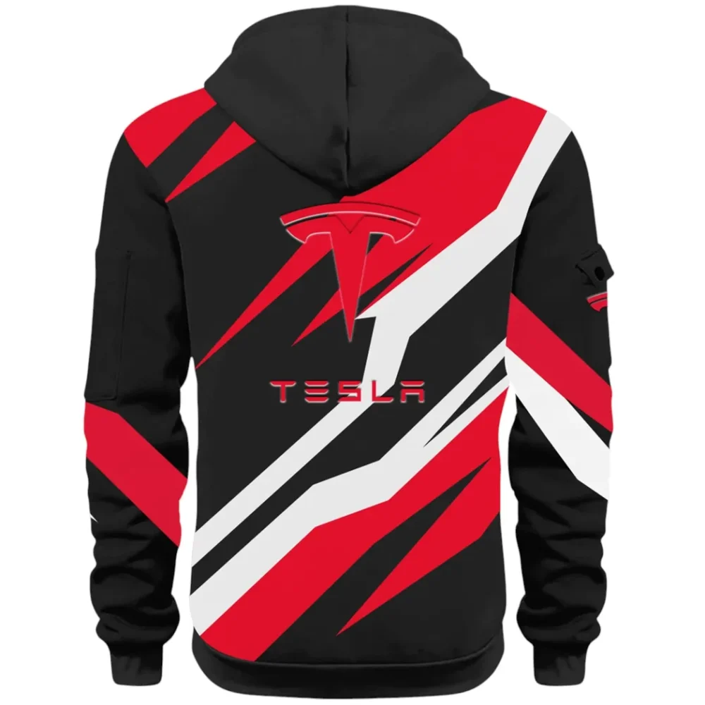 Battery-Powered Car Hoodie Half Zip 3D Print, Comfortable Street Hoodie CAR514100925060 - Image 4