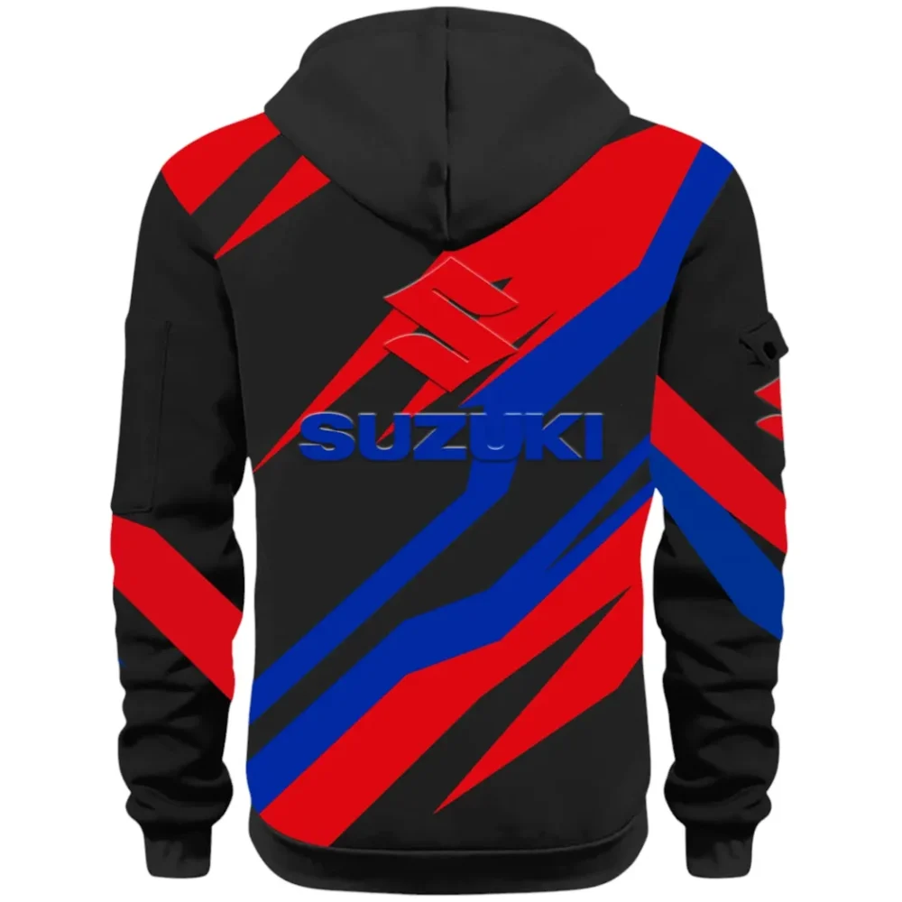 Superbike Hoodie Half Zip 3D Print, Adventure & Urban Fit Hoodie CAR514100925061 - Image 4