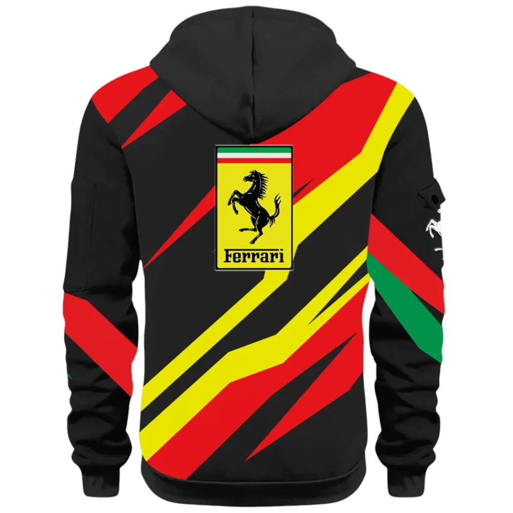 Track-Ready Sports Car Hoodie Half Zip 3D Print, Rugged Sporty Streetwear Hoodie CAR514100925062 - Image 4
