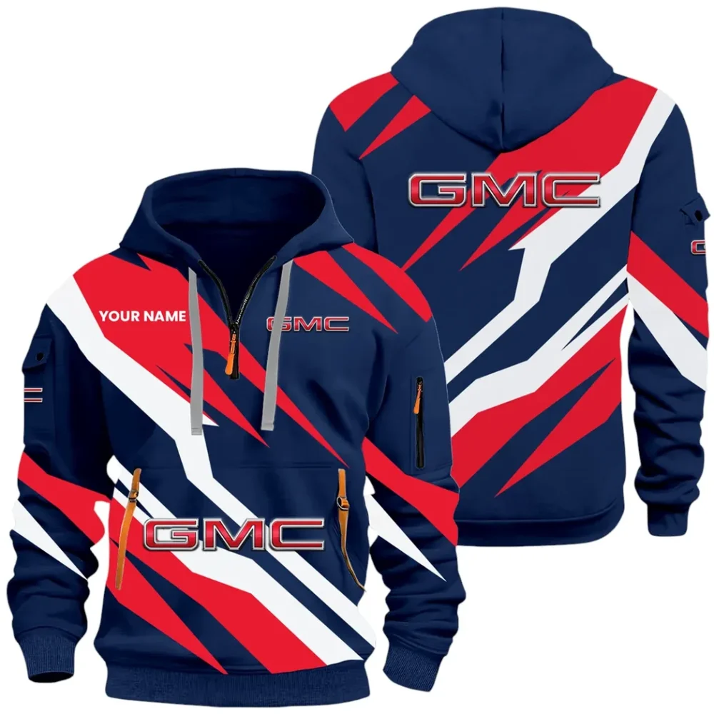 Hauling Truck Hoodie Half Zip 3D Print, Everyday Casual Hoodie CAR514100925064 - Image 2