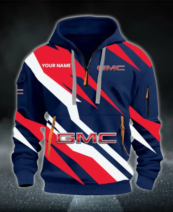 Hauling Truck Hoodie Half Zip 3D Print, Everyday Casual Hoodie CAR514100925064