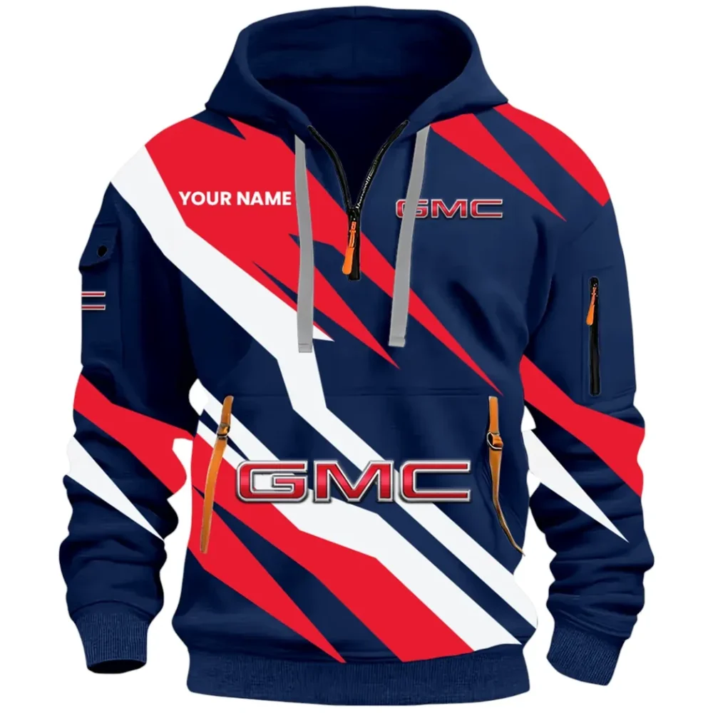 Hauling Truck Hoodie Half Zip 3D Print, Everyday Casual Hoodie CAR514100925064 - Image 3