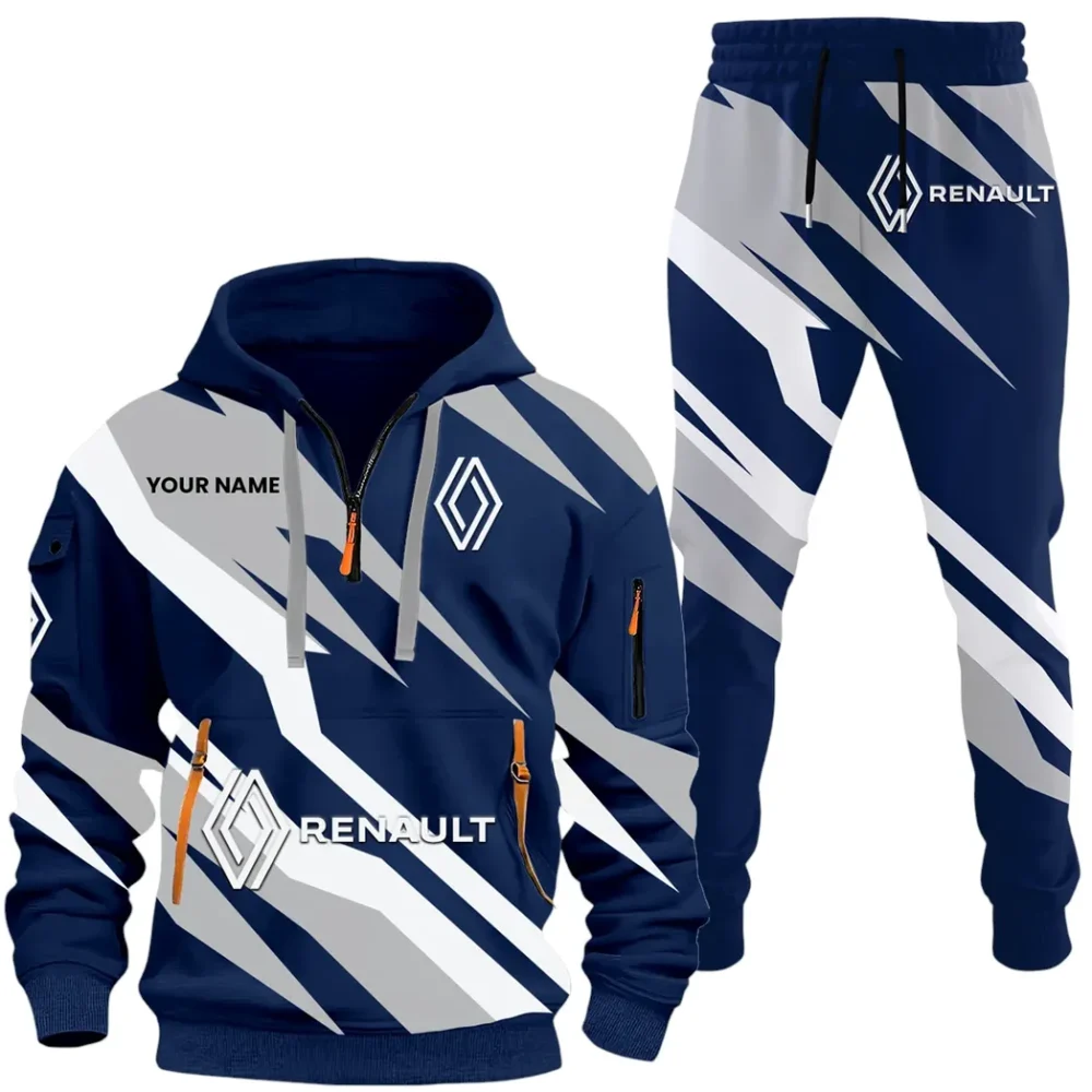 Passenger Vehicle Hoodie Half Zip x Sweatpants Set, Ride-Inspired Half-Zip Hoodie Set CAR514100925068 - Image 2