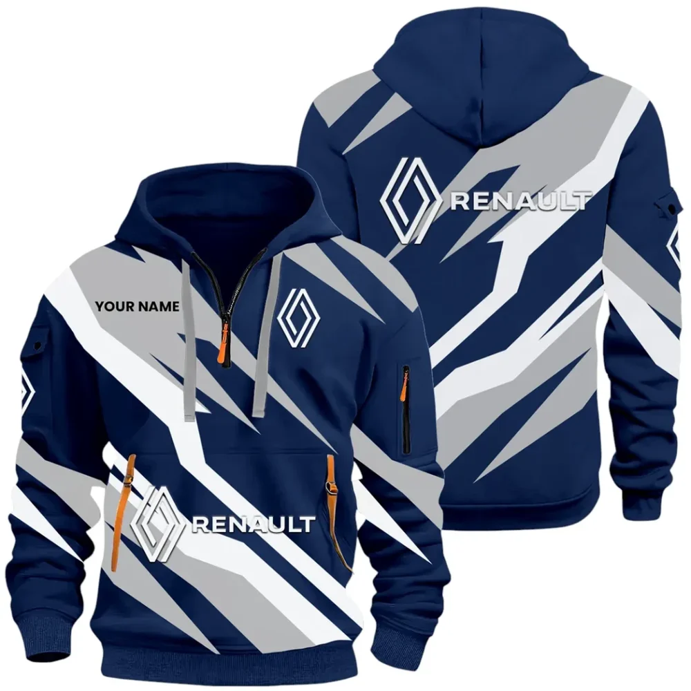 Passenger Vehicle Hoodie Half Zip 3D Print, Urban Style & Relaxed Fit Hoodie CAR514100925068 - Image 2