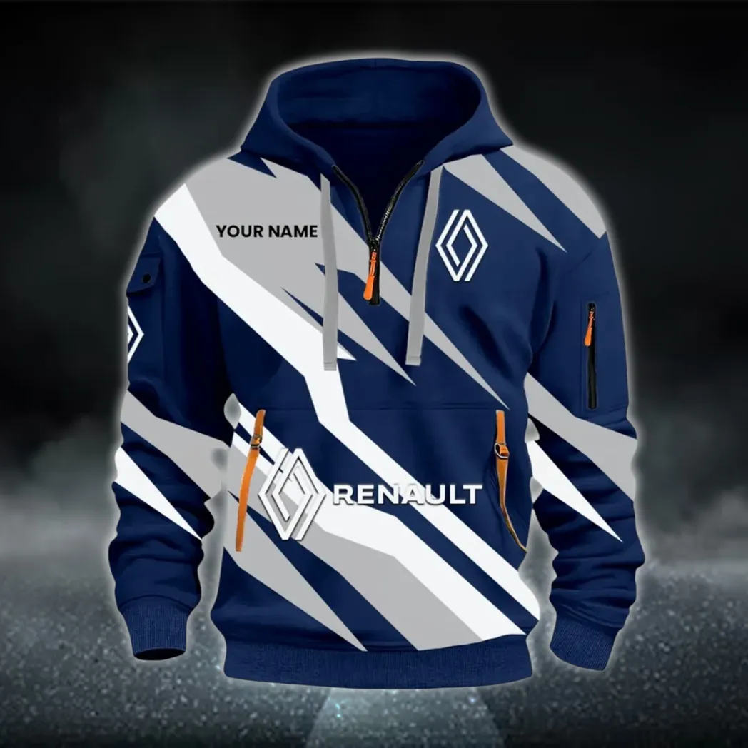 Passenger Vehicle Hoodie Half Zip 3D Print, Urban Style & Relaxed Fit Hoodie CAR514100925068
