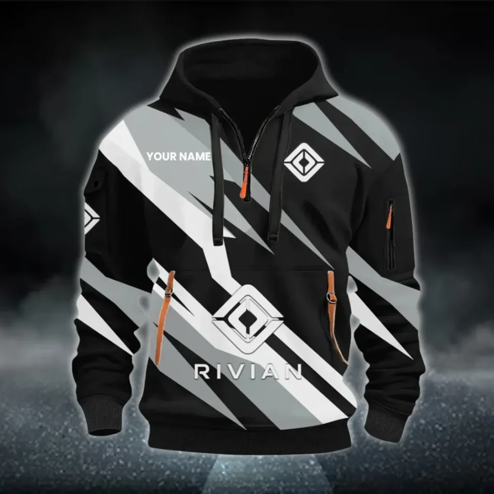 Racing Car Hoodie Half Zip 3D Print, Adventure-Ready Comfortable Hoodie CAR514100925069