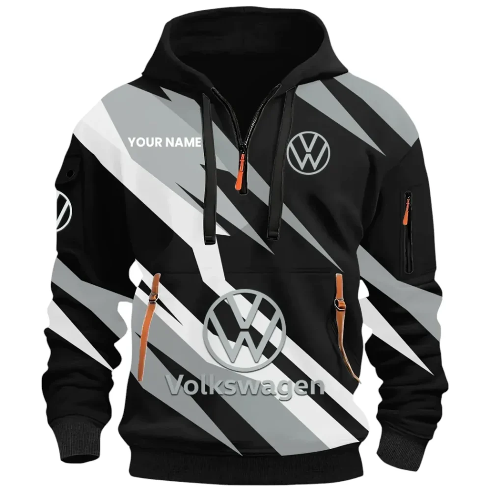 Compact Vehicle Hoodie Half Zip 3D Print, Casual Fit for Everyday Wear Hoodie CAR514100925070 - Image 3