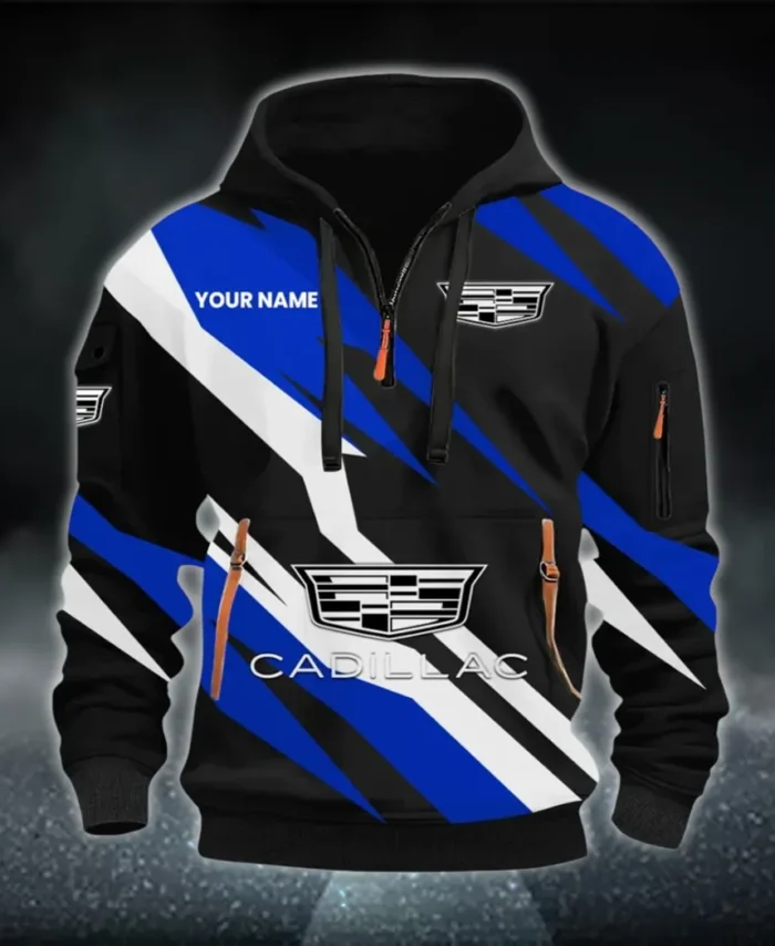 Elegant Touring Car Hoodie Half Zip 3D Print, Rugged & Comfortable Streetwear Outfit CAR514100925071